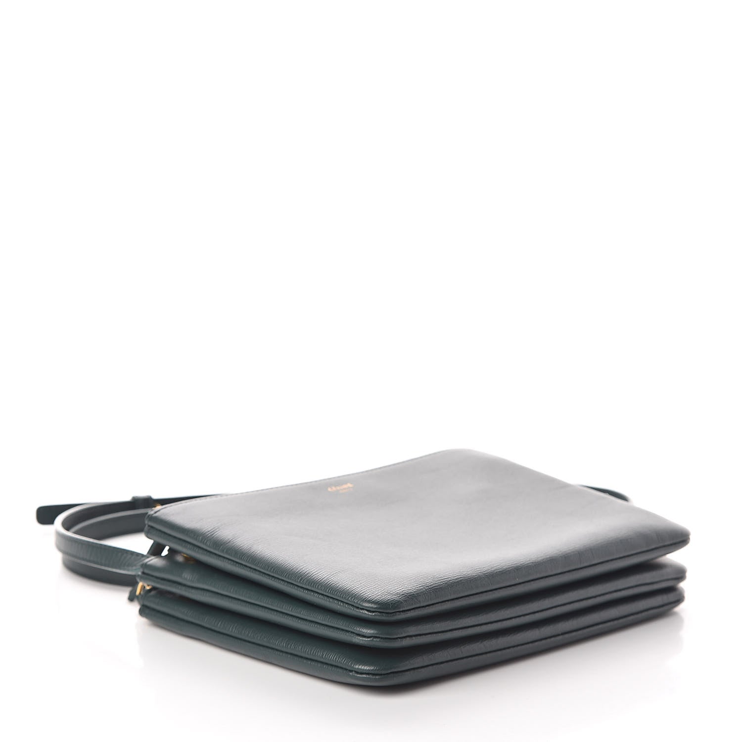 Celine Lambskin Small Trio Crossbody Bag Amazone 4 of 11