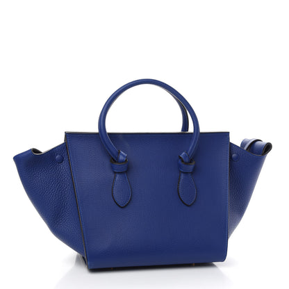 Celine Crisped Calfskin Mini Tie Knot Tote Indigo 3 of 11