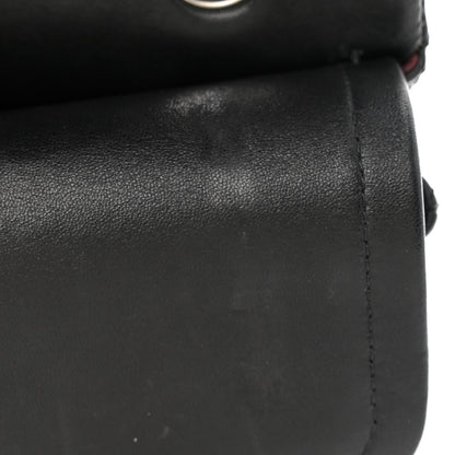Chanel Lambskin Quilted Medium Double Flap Black 13 of 15