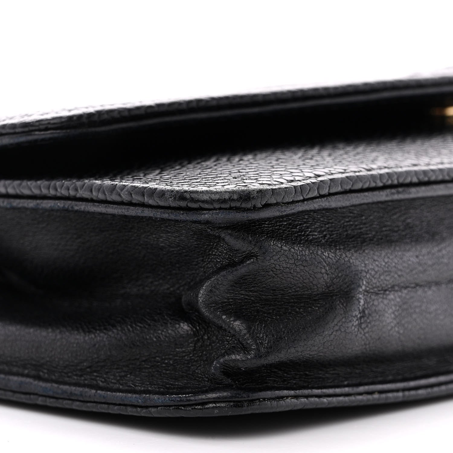 Chanel Caviar Timeless CC Wallet On Chain WOC Black 10 of 13