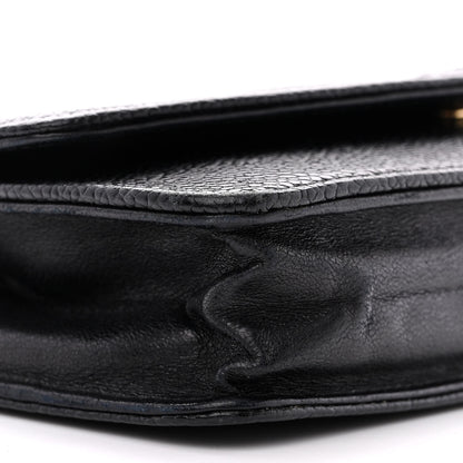 Chanel Caviar Timeless CC Wallet On Chain WOC Black 10 of 13