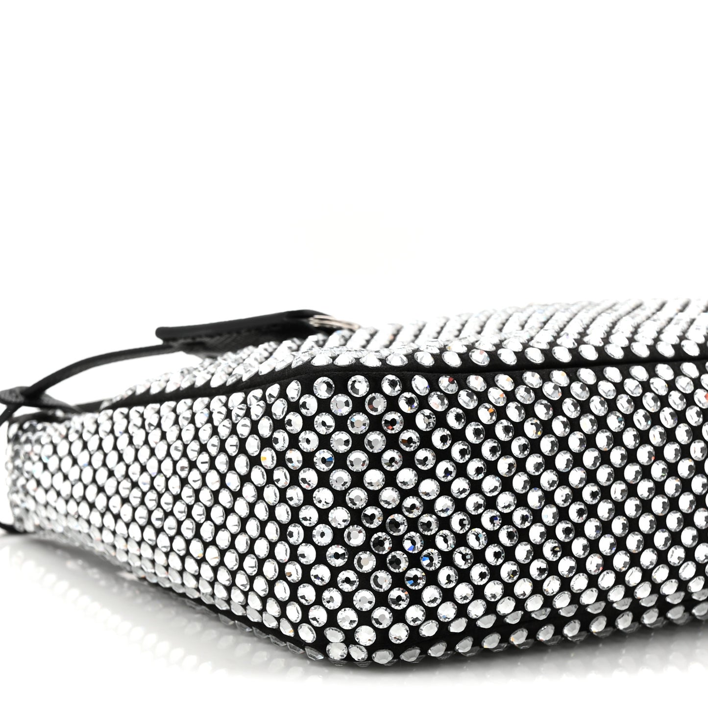 Satin Crystal Mini Re-Edition 2000 Bag Cristal