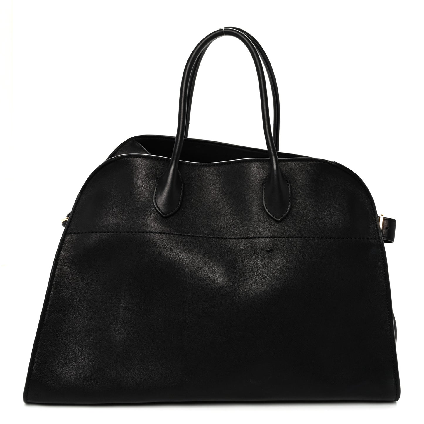 Polished Saddle Calfskin Soft Margaux 15 Black