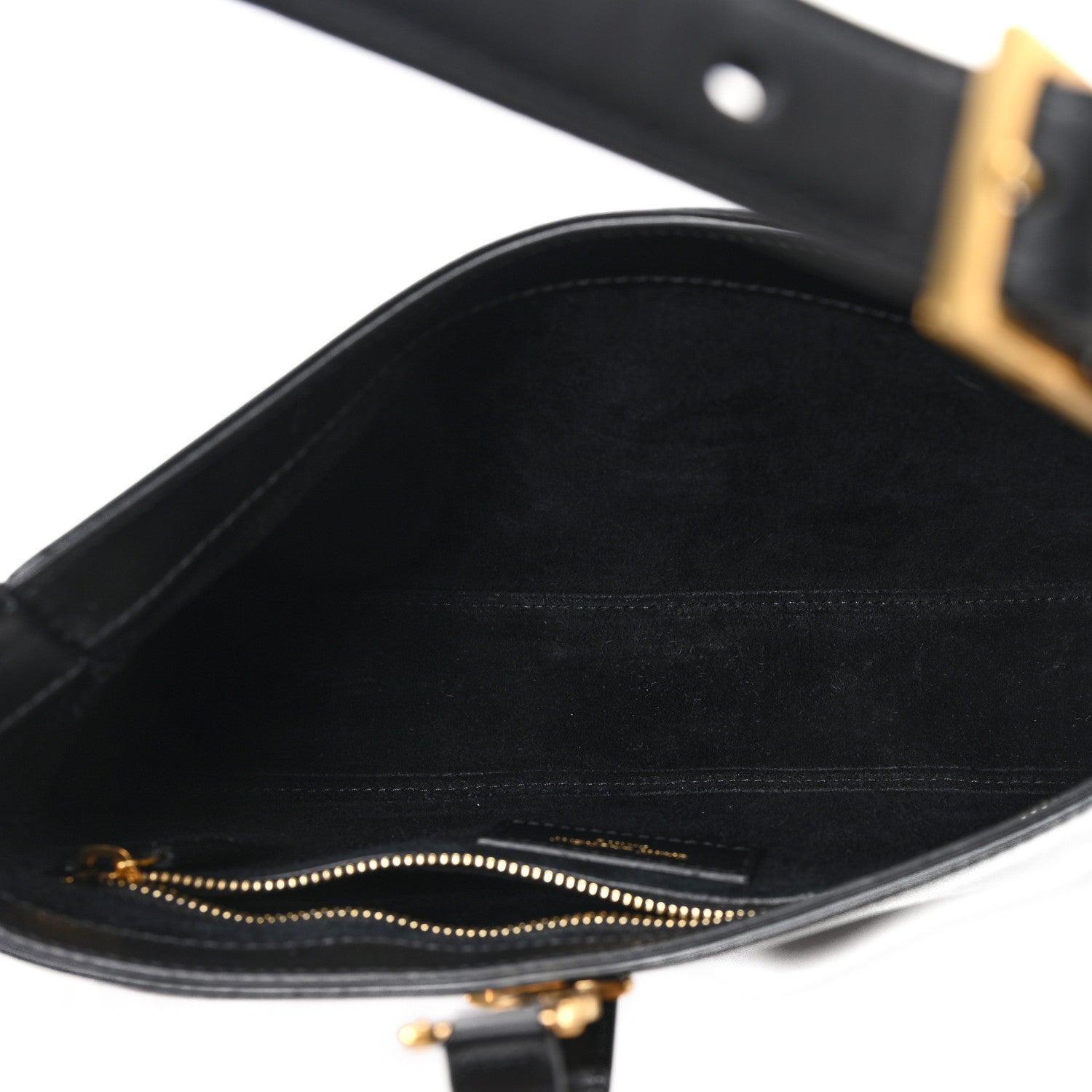 Saint Laurent Smooth Calfskin Le 5 A 7 Hobo Black 5 of 10
