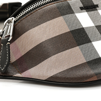 Burberry E-canvas Check Mini Cason Bum Bag Dark Birch Brown 7 of 9