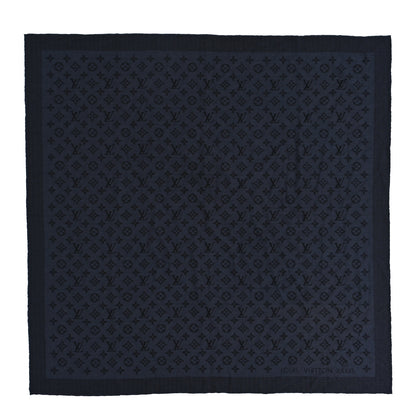 Louis Vuitton Silk Cashmere Monogram My Everything Duo Shawl XS Anthracite 1 of 4