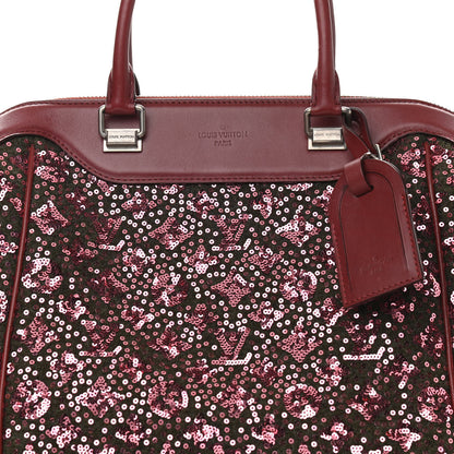 Louis Vuitton Sequin Monogram Sunshine Express North South Burgundy 6 of 9