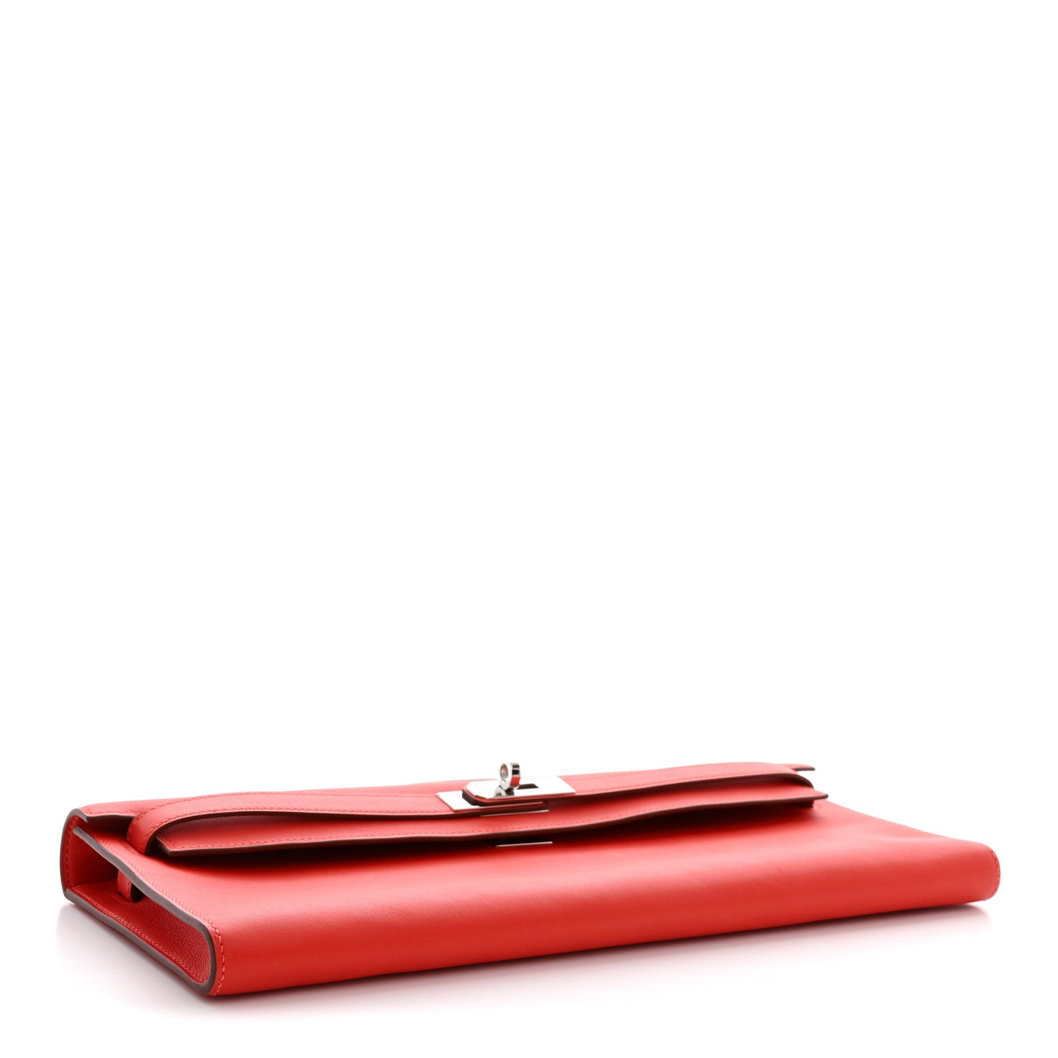 Hermes Swift Kelly Cut Clutch Pochette Capucine 4 of 7