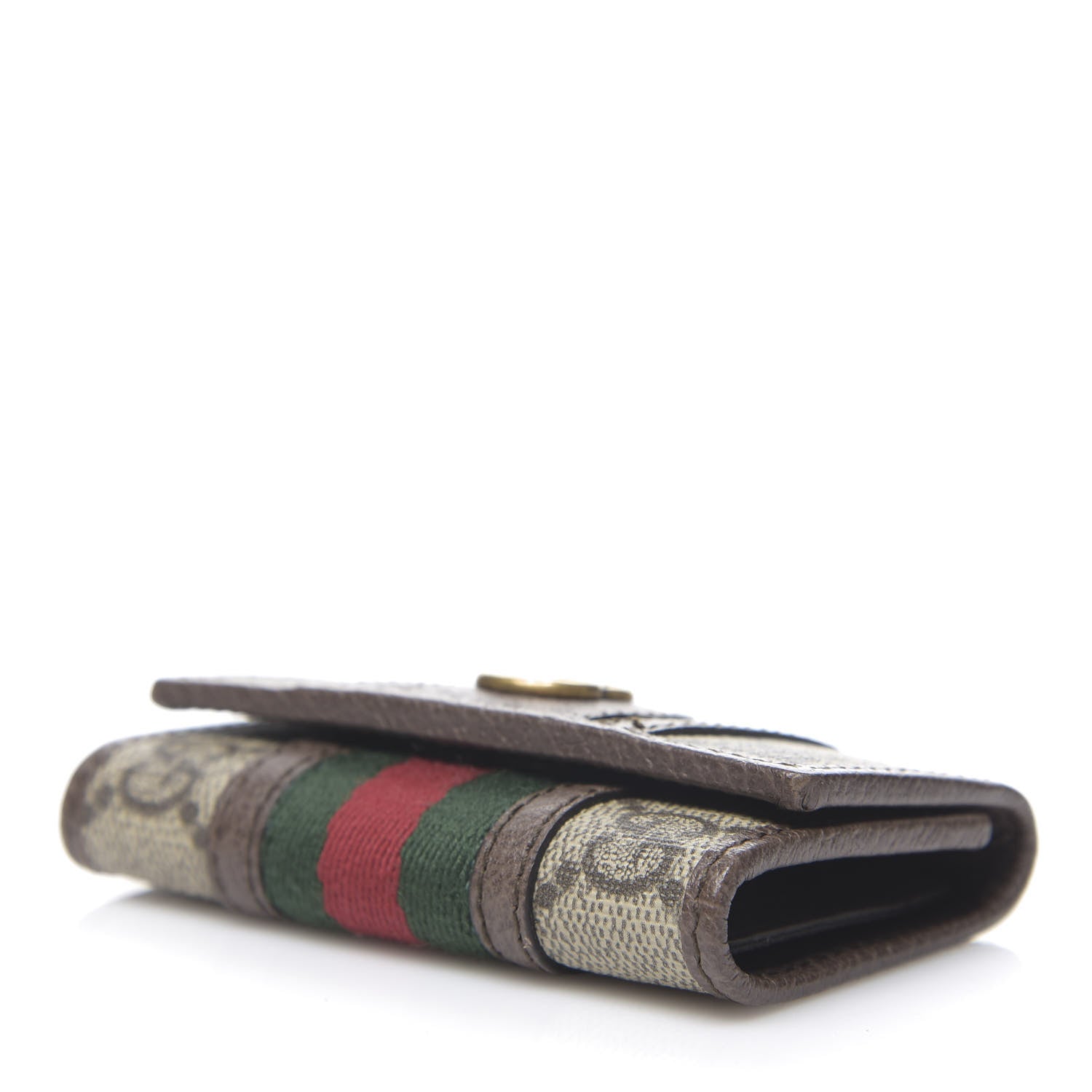 Gucci GG Supreme Monogram Web Ophidia 6 Key Holder Case Beige New Acero 3 of 6
