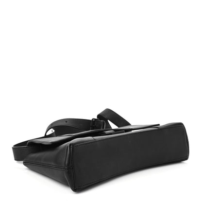 Balenciaga Semi Shiny Smooth Calfskin Monochrome XS Downtown Shoulder Bag Black 4 of 10