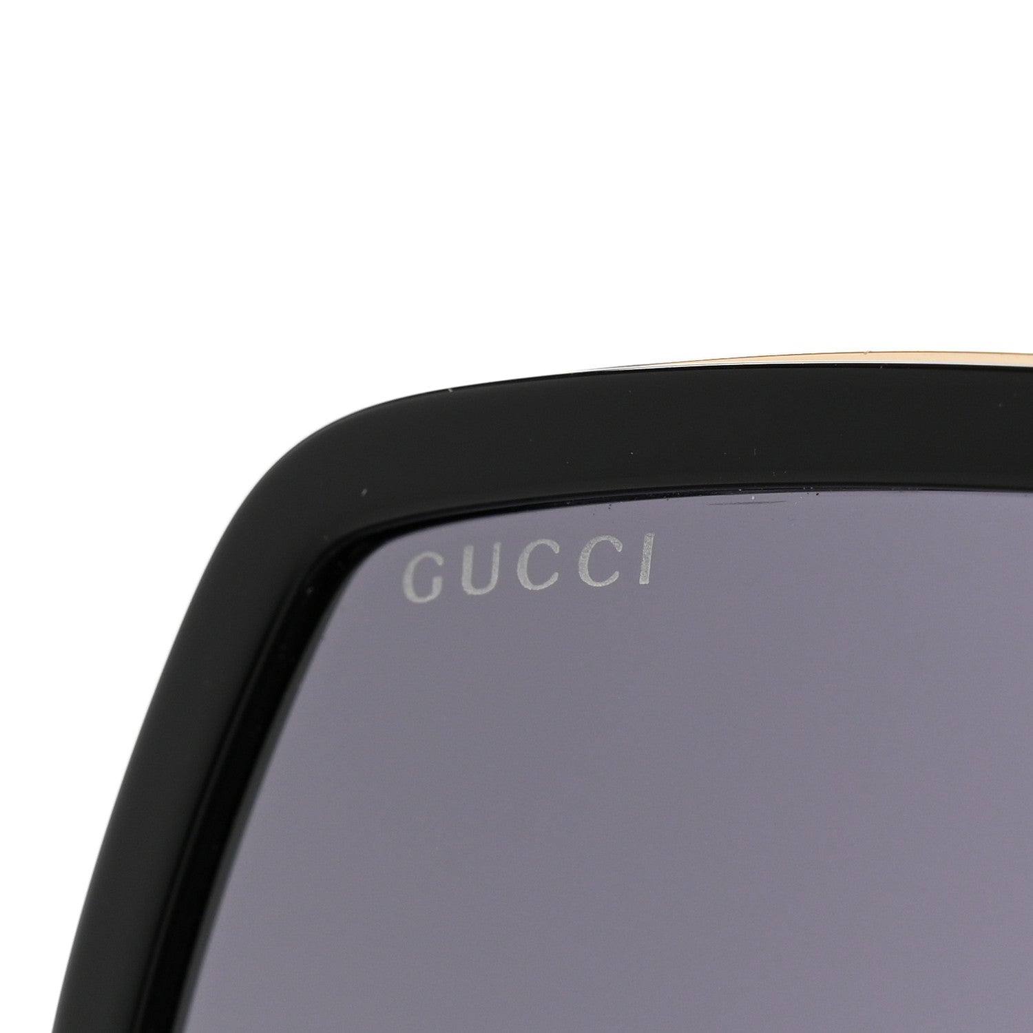 Gucci Acetate Oversize Square Frame GG0106S Sunglasses Black 5 of 8