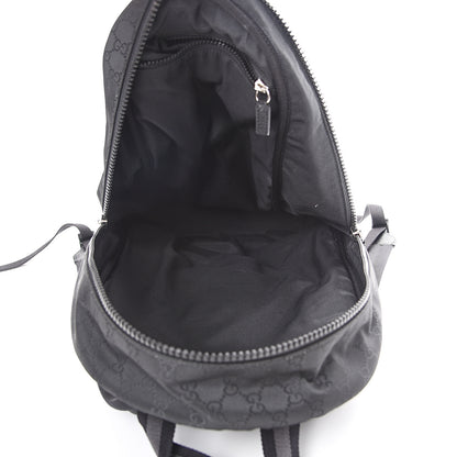 Gucci Nylon Monogram Slim Backpack Black 4 of 11