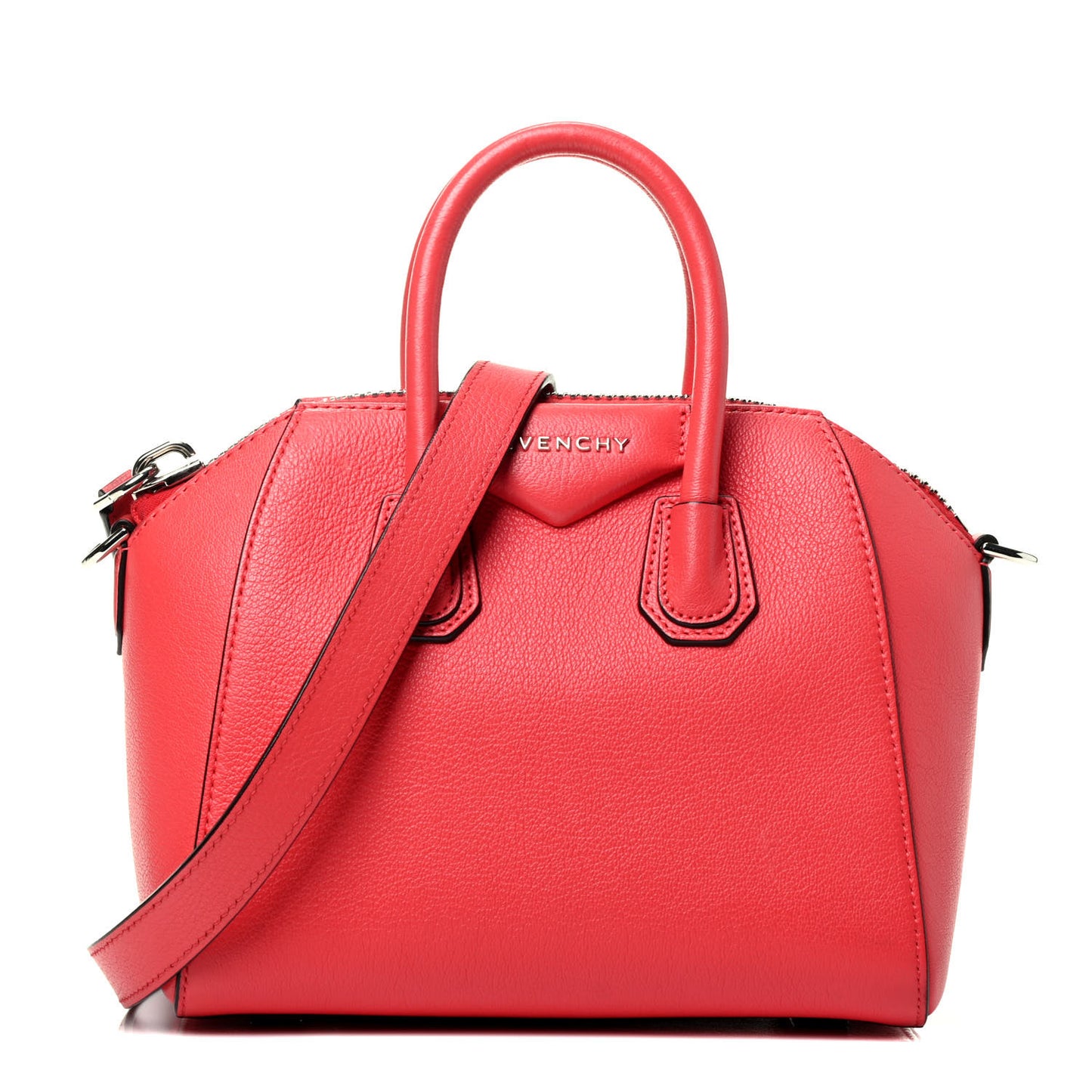 Sugar Goatskin Mini Antigona Lipstick Pink