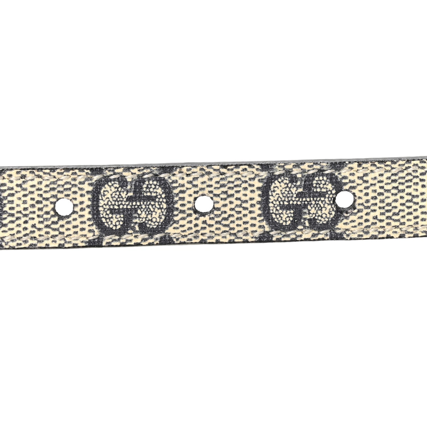 Gucci GG Supreme Monogram Jackie 1961 15mm Belt 70 28 Beige Blue 3 of 5