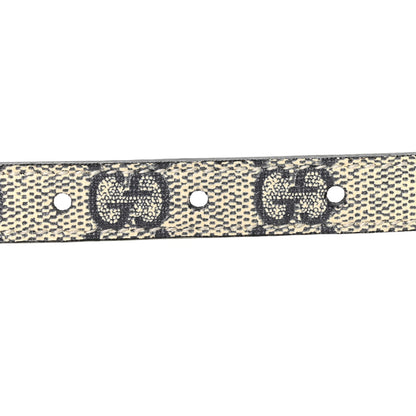 Gucci GG Supreme Monogram Jackie 1961 15mm Belt 70 28 Beige Blue 3 of 5