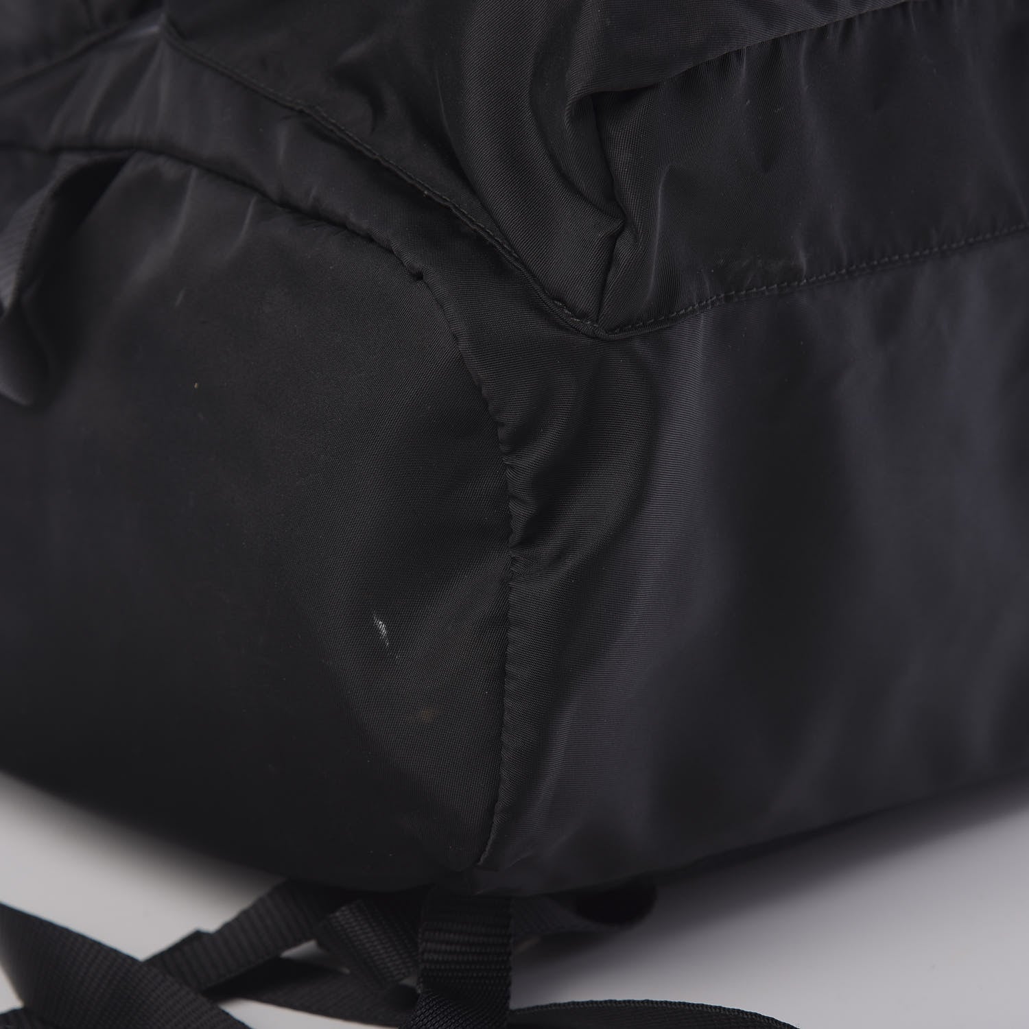 Prada Technical Nylon Double Buckle Backpack Black 5 of 10