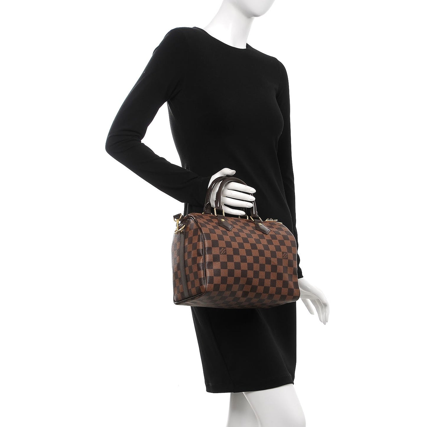 Damier Ebene Speedy Bandouliere 25