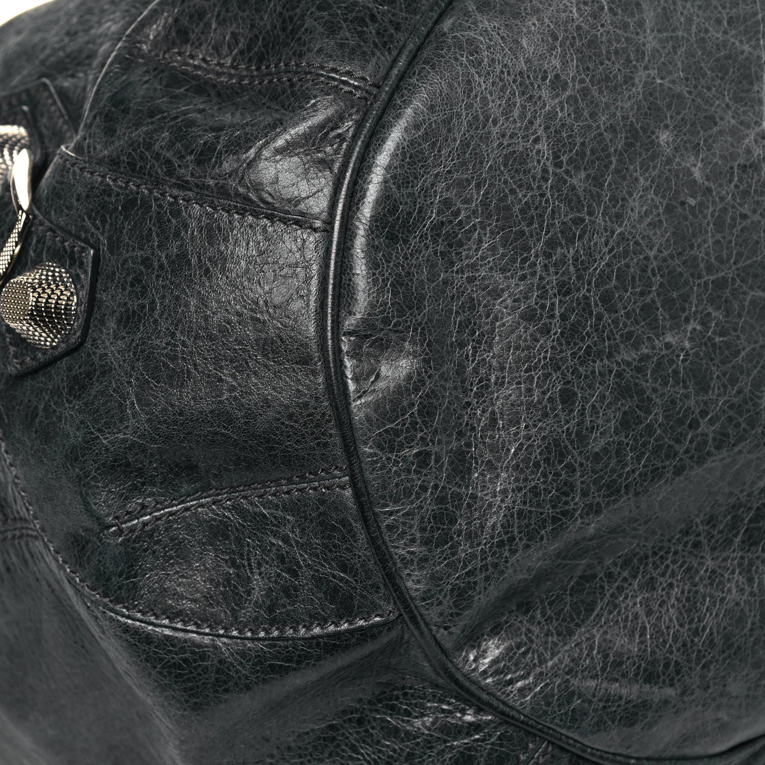 Balenciaga Chevre Giant 21 Silver Hardware Pompon Black 7 of 9