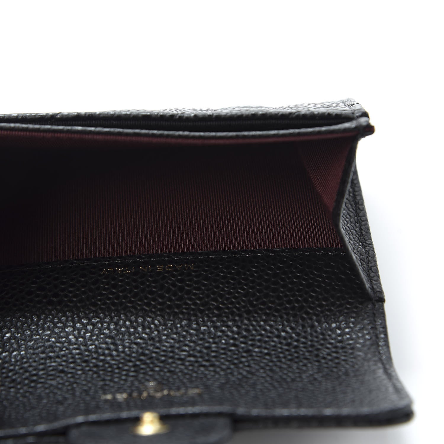 Chanel Caviar Quilted Flap Card Holder Black 4 of 10