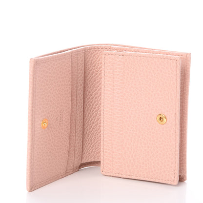 Gucci Dollar Calfskin GG Marmont Card Case Perfect Pink 5 of 8