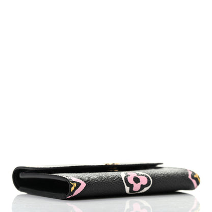 Louis Vuitton Monogram Giant Wild At Heart Rosalie Coin Purse Black 3 of 5