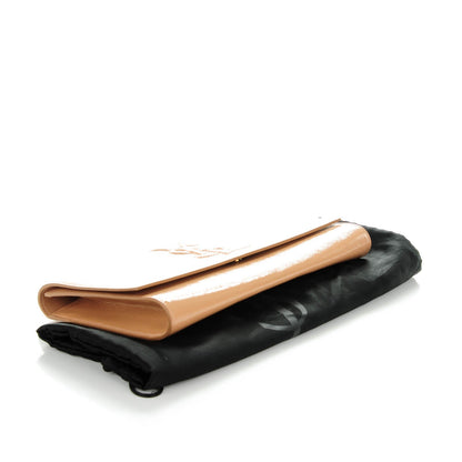Saint Laurent Patent Calfskin Large Belle De Jour Clutch Nude 4 of 9