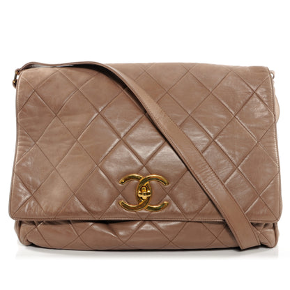 Chanel Lambskin Quilted Messenger Flap 1 of 9