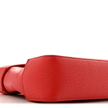 Salvatore Ferragamo Calfskin Cut Out Crossbody Red 9 of 12