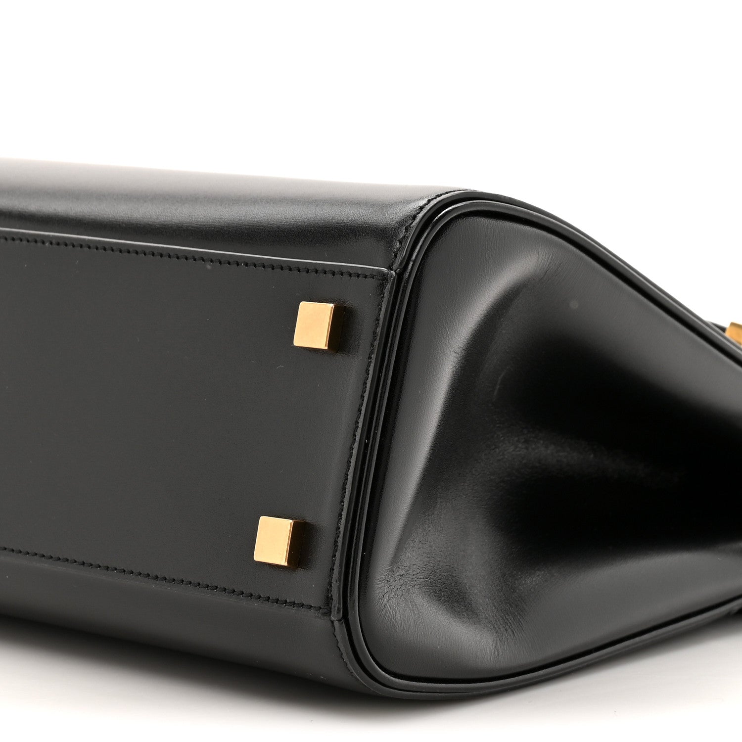 Saint Laurent Smooth Calfskin Manhattan Top Handle Black 9 of 12