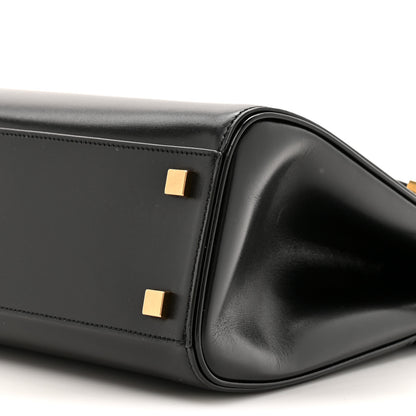 Saint Laurent Smooth Calfskin Manhattan Top Handle Black 9 of 12