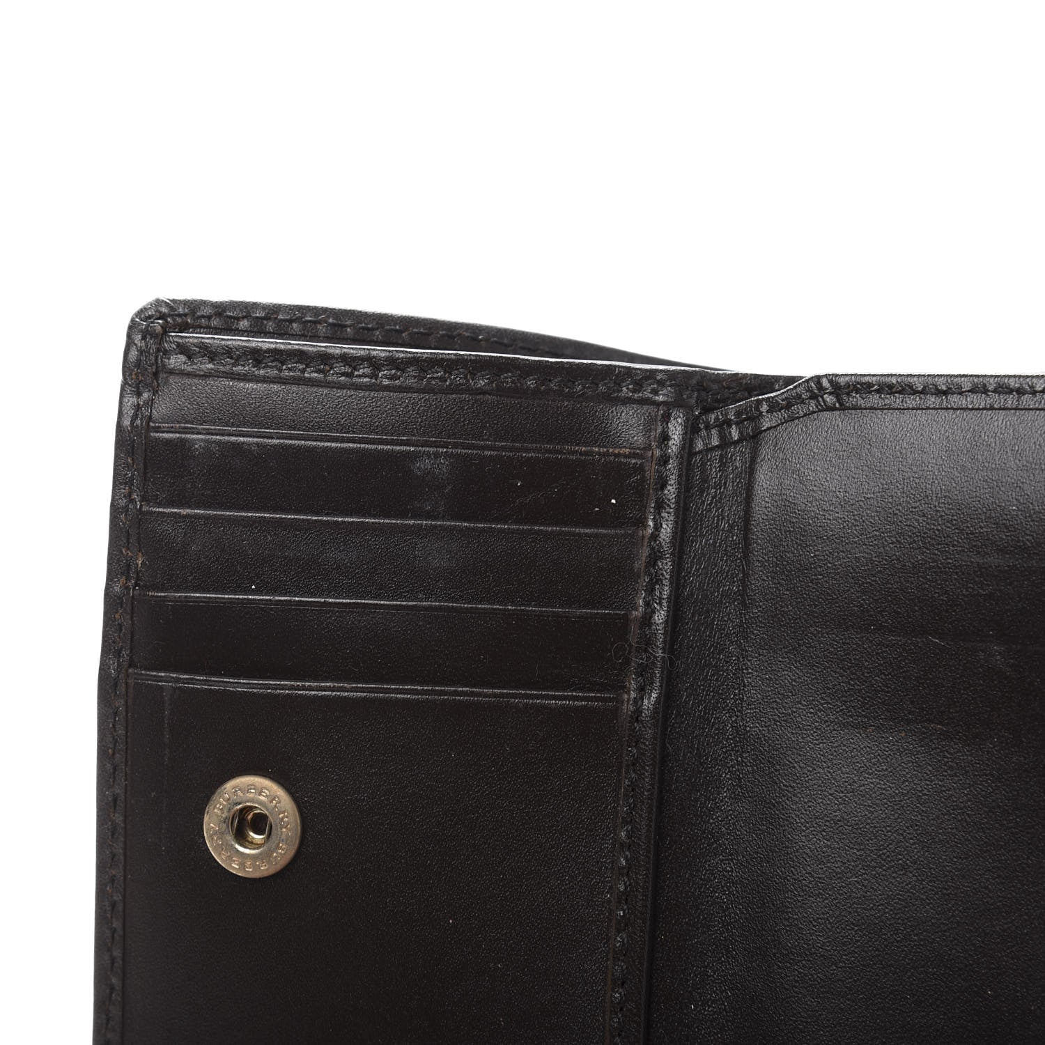 Burberry Haymarket Check Medium Bellfield ID Wallet Chocolate 7 of 11