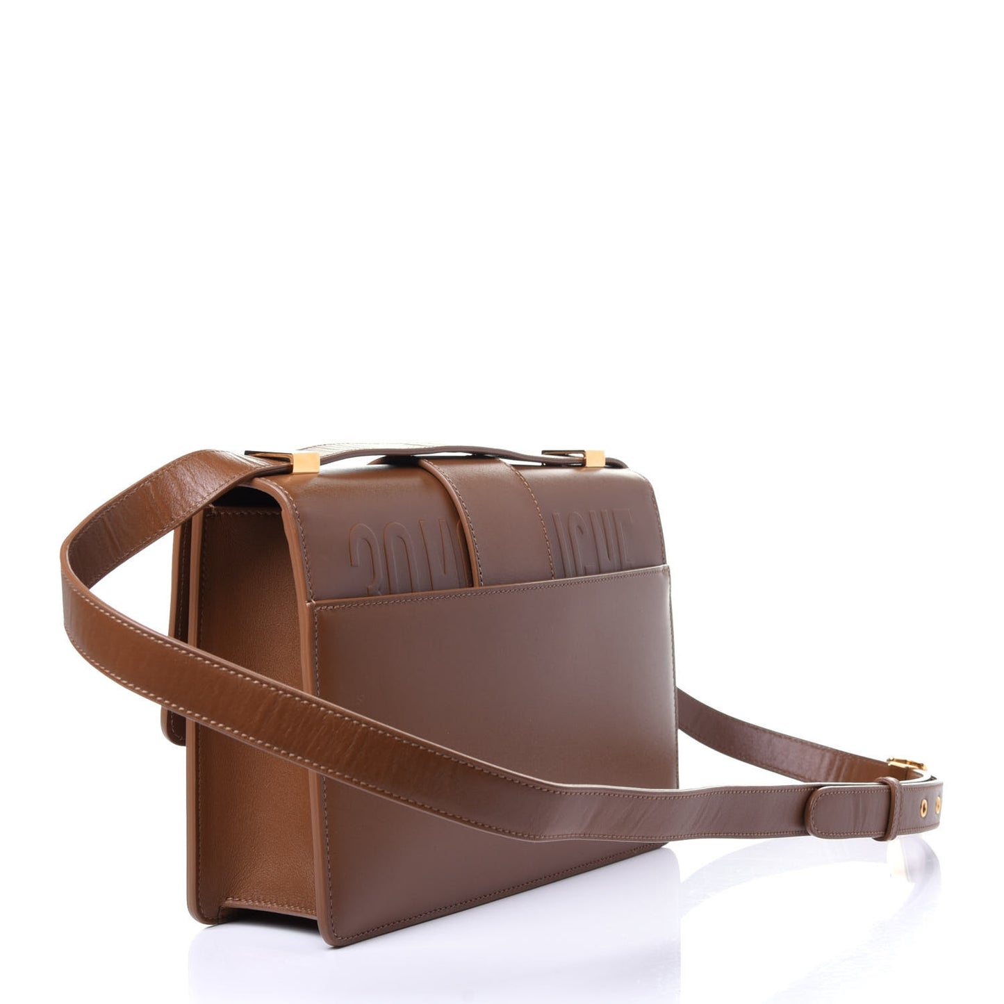 Smooth Calfskin 30 Montaigne Flap Bag Brown