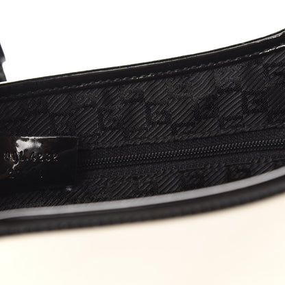 Gucci Calfskin Jackie O Hobo White Black 12 of 13
