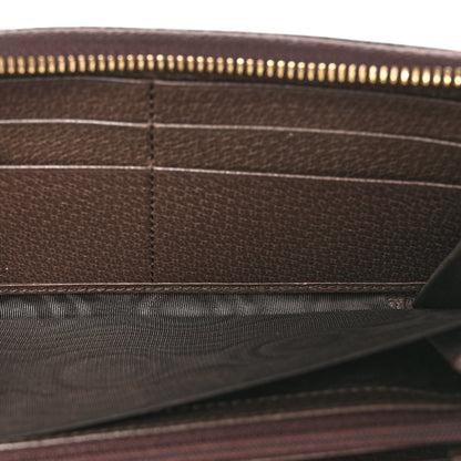Gucci GG Supreme Monogram Web Ophidia Zip Around Wallet Brown 5 of 11