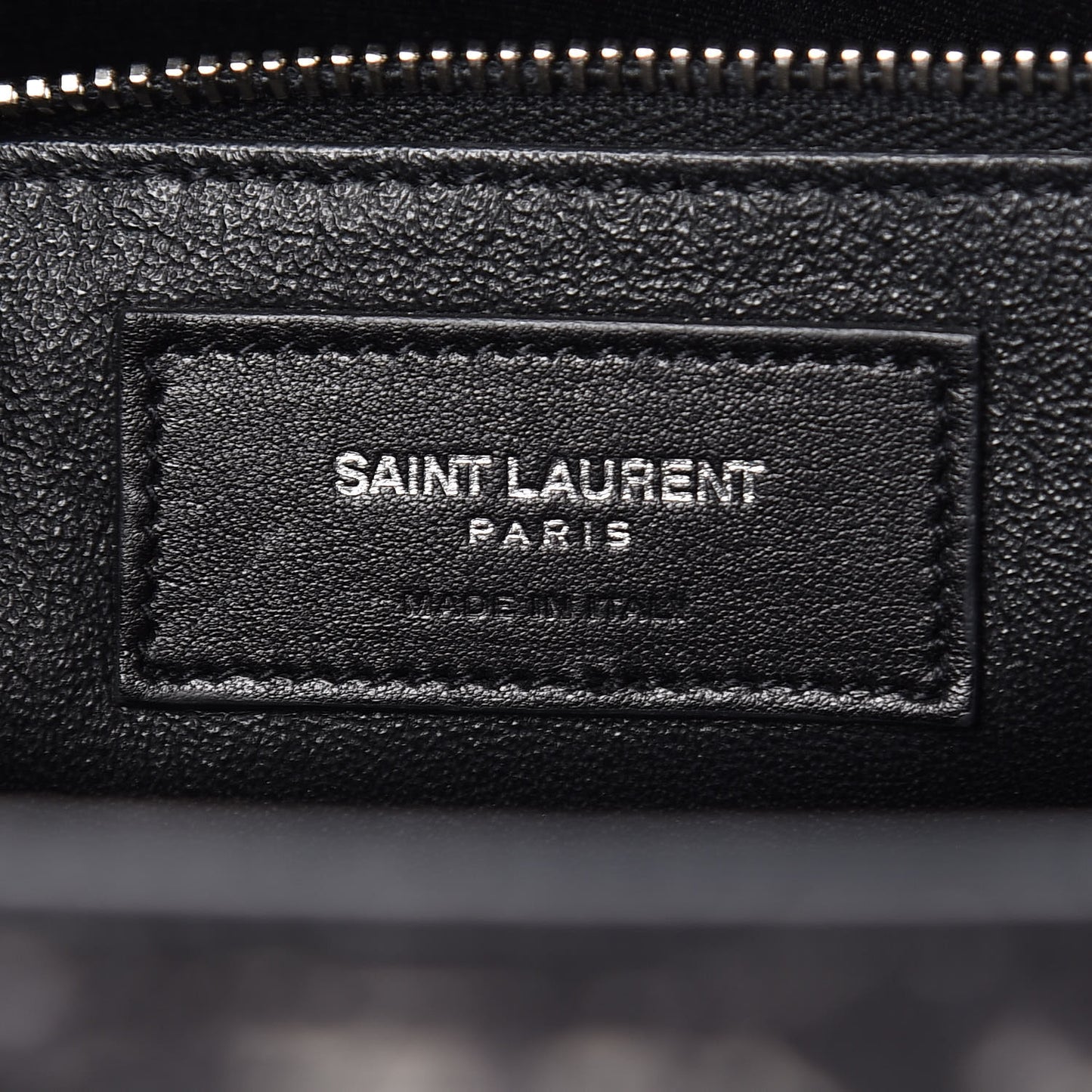 Python Calfskin Embossed Small Sac De Jour Black