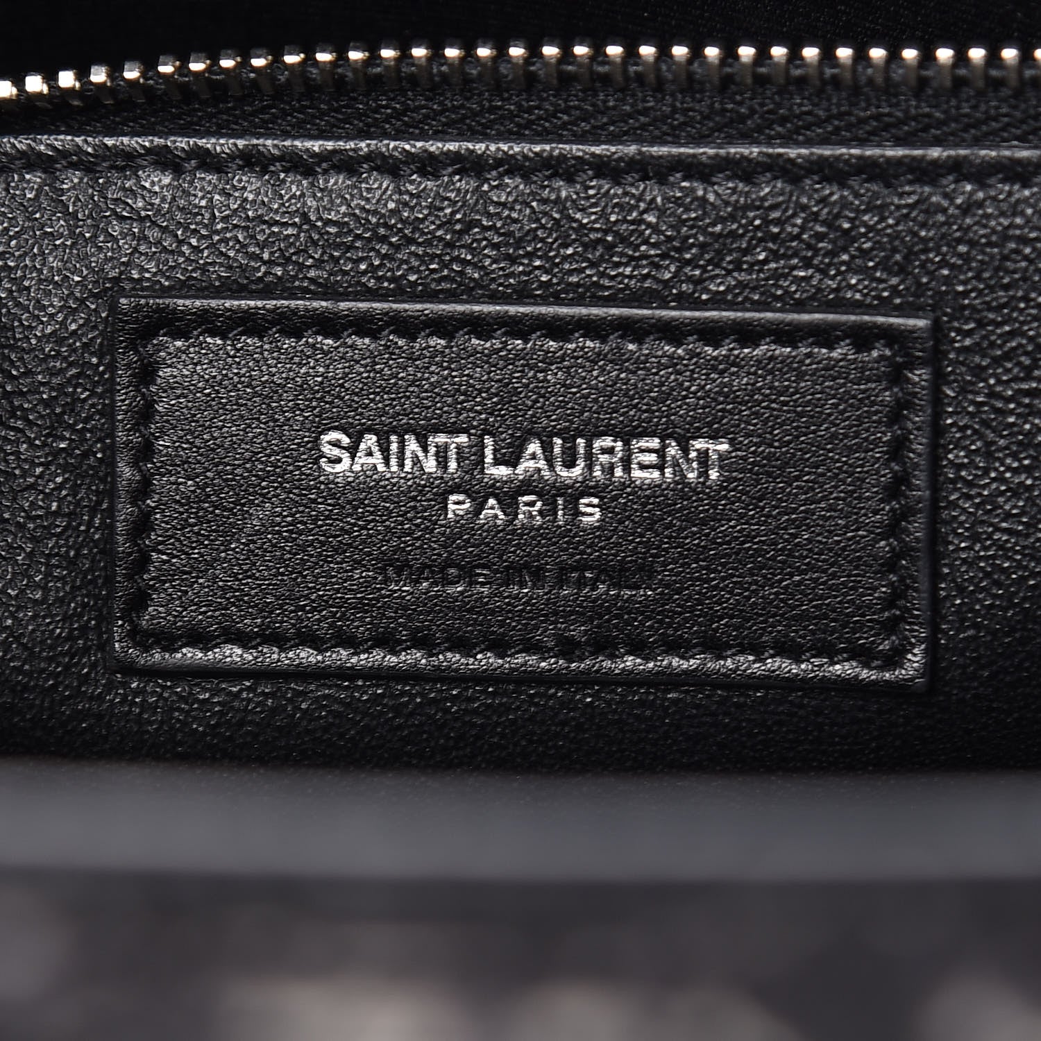 Saint Laurent Python Calfskin Embossed Small Sac De Jour Black 9 of 9