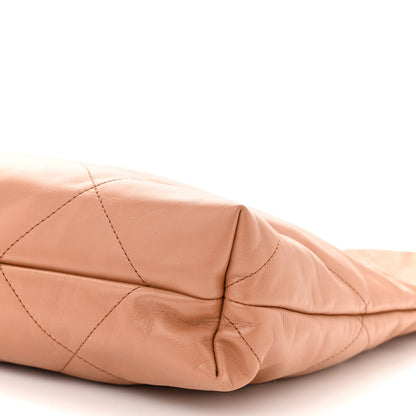 Chanel Shiny Calfskin Quilted Chanel 22 Camel 11 of 11