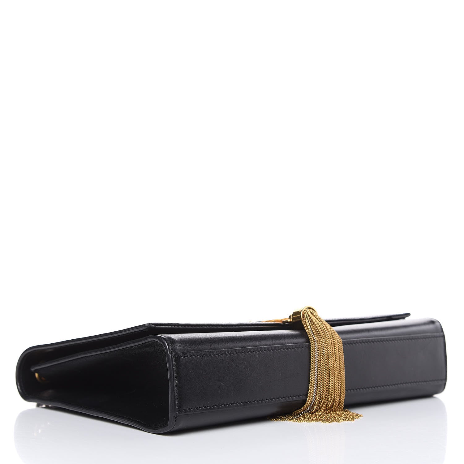 Saint Laurent Smooth Calfskin Medium Classic Monogram Kate Tassel Satchel Black 4 of 15