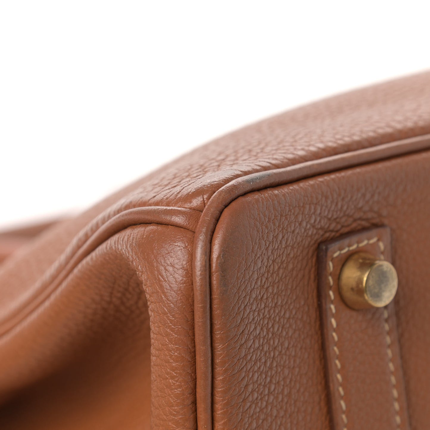 Taurillon Clemence Birkin 35 Gold