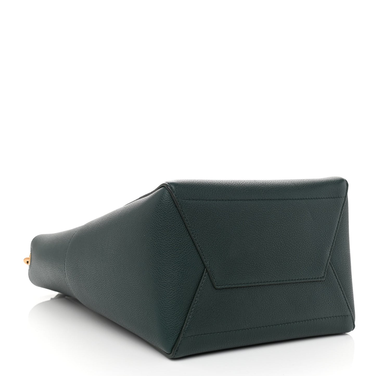 Soft Grained Calfskin Sangle Bucket Bag Amazone