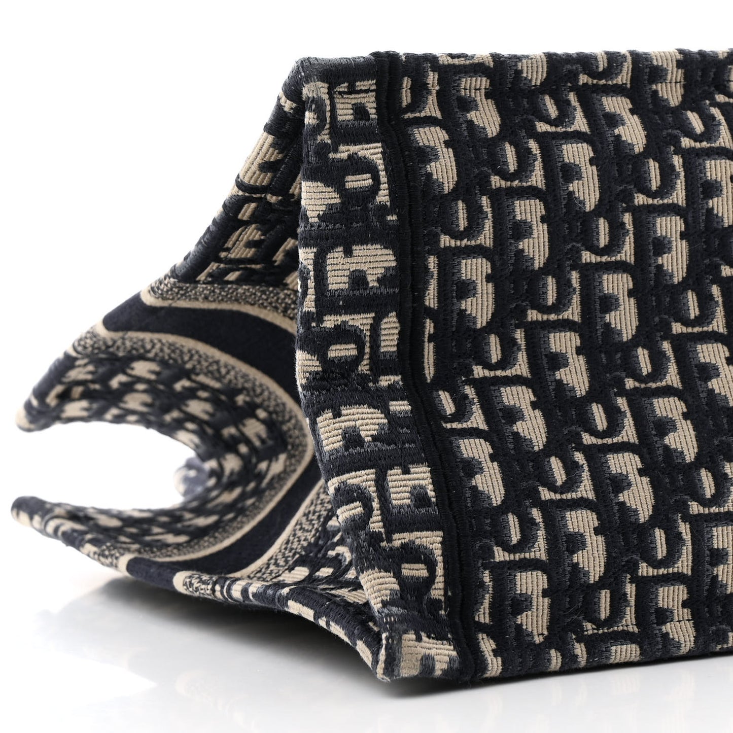 Oblique Medium Book Tote Blue Multicolor