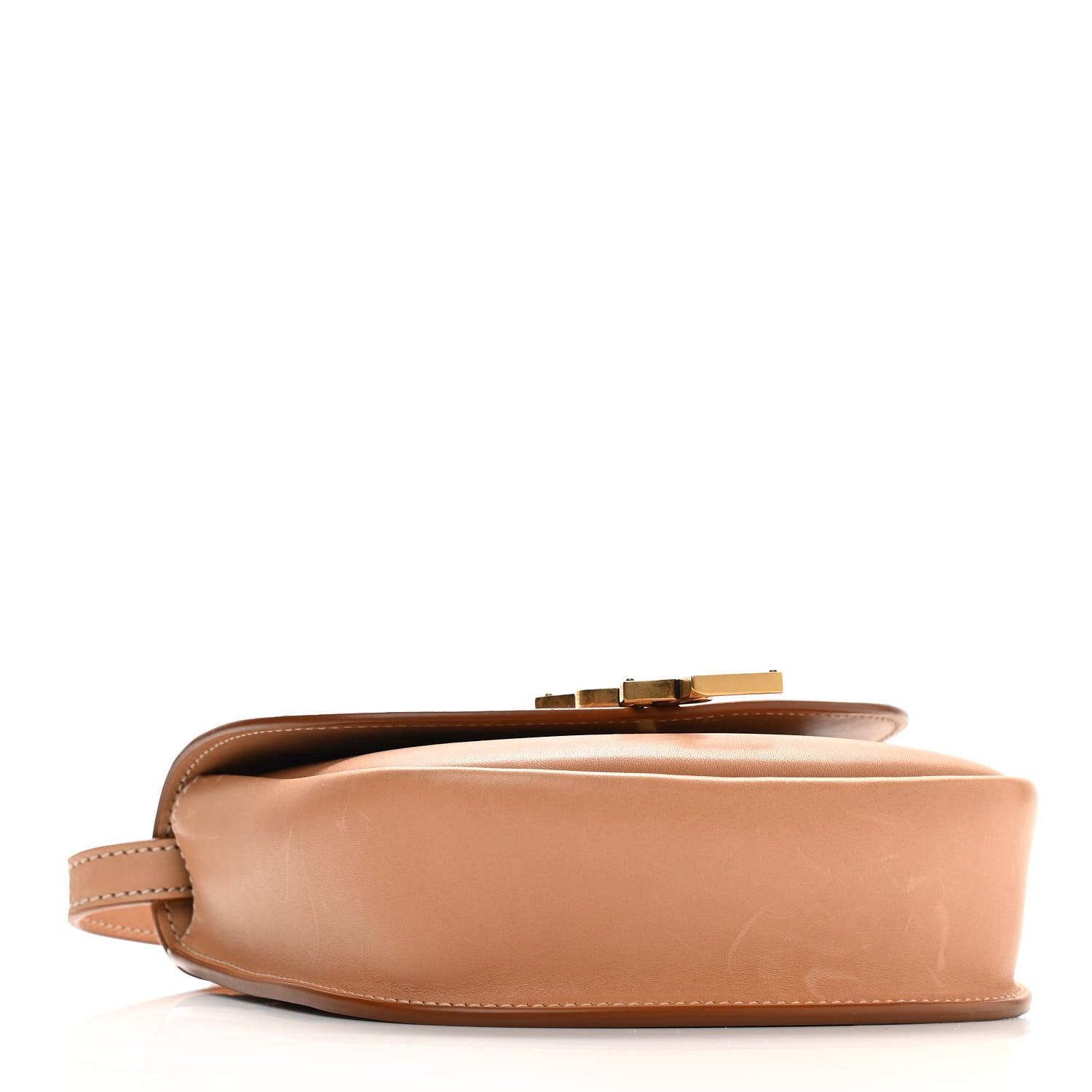Saint Laurent Smooth Vintage Calfskin Monogram Small Kaia Satchel Gold 4 of 11