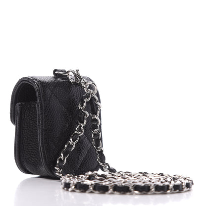 Chanel Caviar Quilted Airpods Case Black 2 of 8