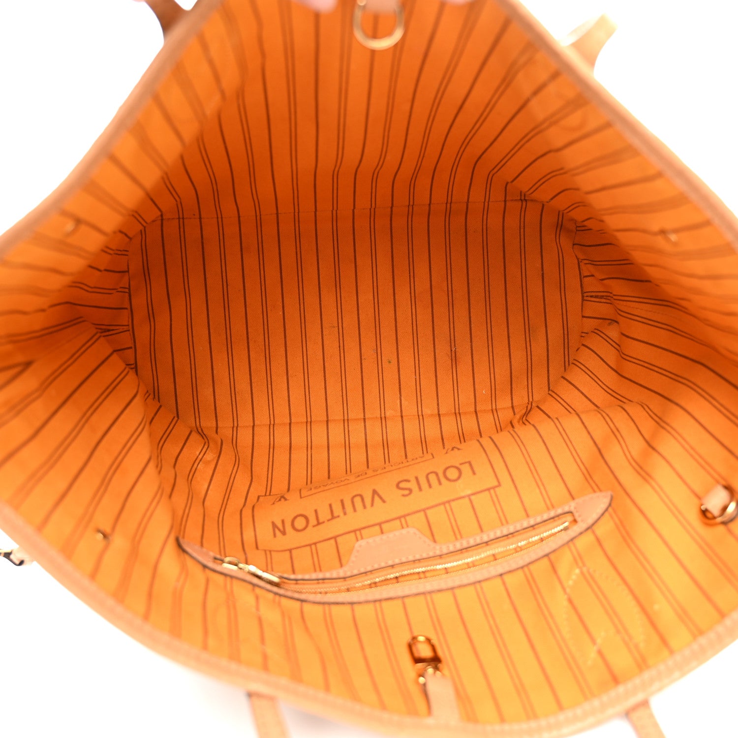 Louis Vuitton Damier Azur Braided Neverfull MM Orange 5 of 15