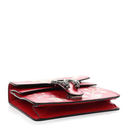 Gucci Calfskin Chinese New Year Mini Dionysus Shoulder Bag Hibiscus Red 4 of 12