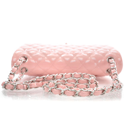 Chanel Patent Jumbo Double Flap Pink 5 of 11