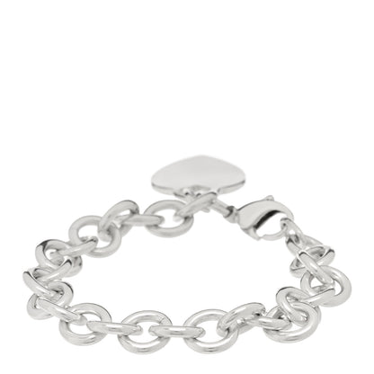 Tiffany Sterling Silver Heart Tag Charm Bracelet 2 of 3