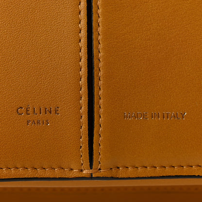 Celine Supple Natural Calfskin Medium Tri-Fold Bag Ocre 6 of 13