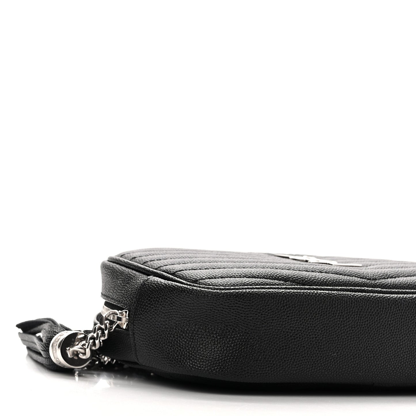 Grain De Poudre Matelasse Monogram Mini Lou Camera Bag Black