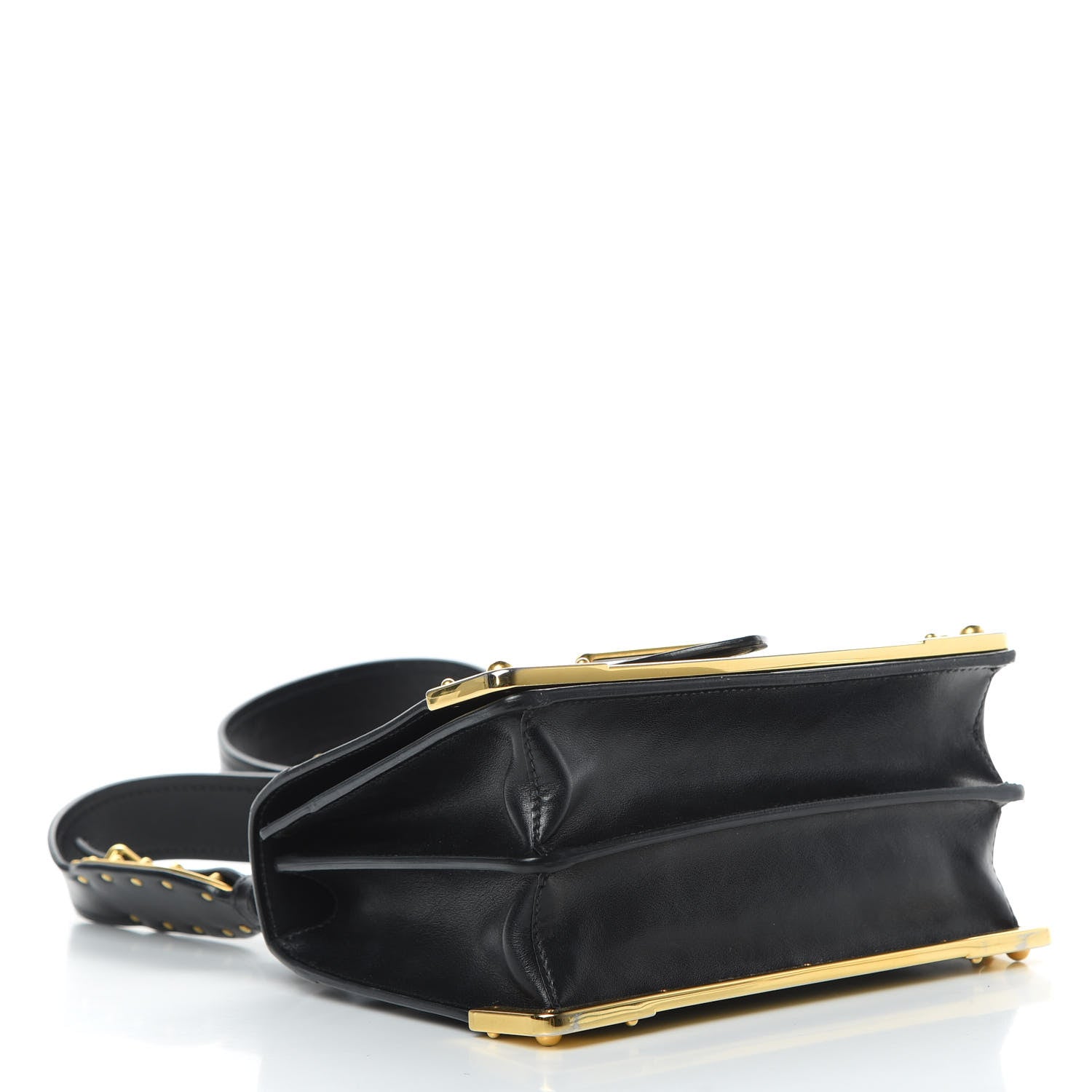Prada City Calf Saffiano Cahier Bag Black 4 of 10
